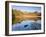 Langdale Pikes reflected in a mirror like Blea Tarn in the early morning, Lake District National Pa-Adam Burton-Framed Photographic Print