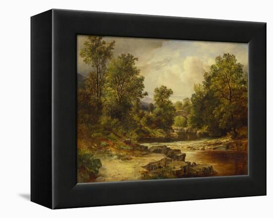 Langdale Pikes, Westmorland-George Vicat Cole-Framed Premier Image Canvas