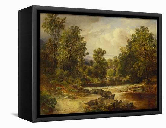 Langdale Pikes, Westmorland-George Vicat Cole-Framed Premier Image Canvas