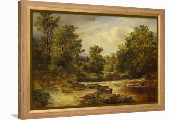 Langdale Pikes, Westmorland-George Vicat Cole-Framed Premier Image Canvas