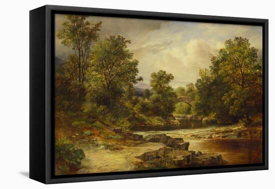 Langdale Pikes, Westmorland-George Vicat Cole-Framed Premier Image Canvas