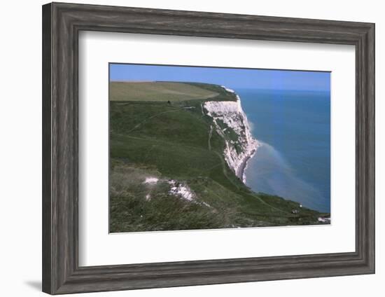 Langdon Bay and Cliffs, east of Dover Harbour, Dover, Kent, 20th century-CM Dixon-Framed Photographic Print
