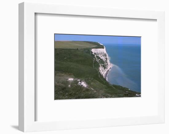 Langdon Bay and Cliffs, east of Dover Harbour, Dover, Kent, 20th century-CM Dixon-Framed Photographic Print