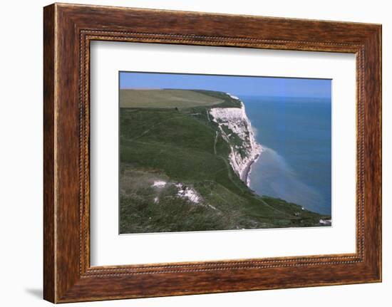 Langdon Bay and Cliffs, east of Dover Harbour, Dover, Kent, 20th century-CM Dixon-Framed Photographic Print