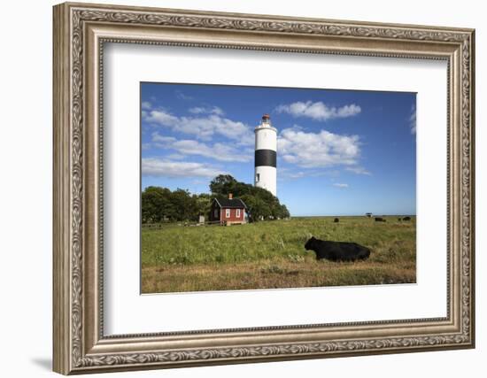 Lange Jan Lighthouse, Ottenby, Southern Oland, Oland, Baltic Coast, Southeast Sweden, Sweden-Stuart Black-Framed Photographic Print