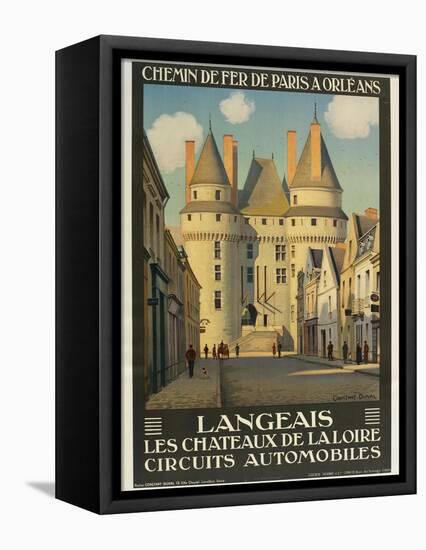 Langeais Les Chateaux De La Loire-null-Framed Premier Image Canvas