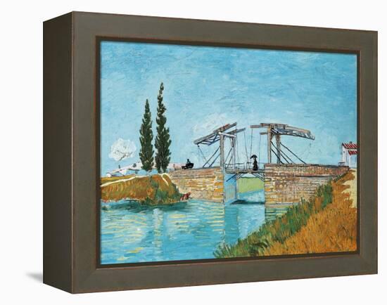 Langlois Bridge at Arles-Vincent van Gogh-Framed Premier Image Canvas