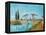 Langlois Bridge at Arles-Vincent van Gogh-Framed Premier Image Canvas