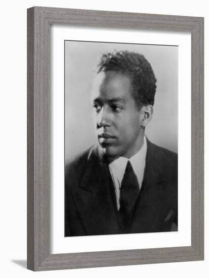 Langston Hughes, African American Poet, Novelist, Playwright, and Journalist, Ca. 1930-null-Framed Premium Photographic Print