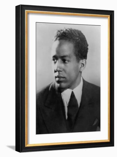 Langston Hughes, African American Poet, Novelist, Playwright, and Journalist, Ca. 1930-null-Framed Premium Photographic Print