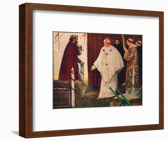 'Langston's interview with King John', 1912-Unknown-Framed Giclee Print