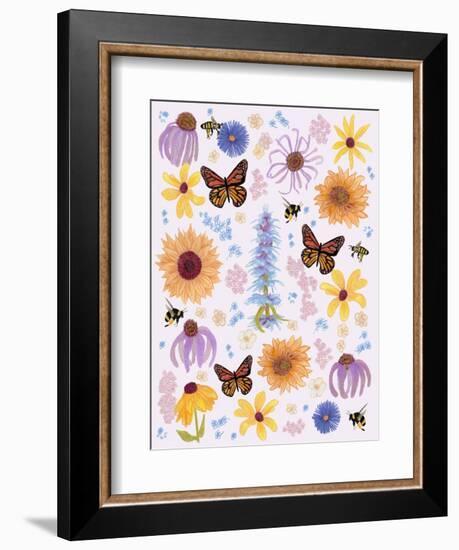 Language of Flowers Print-Cody Alice Moore-Framed Art Print