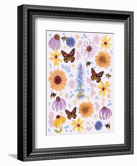 Language of Flowers Print-Cody Alice Moore-Framed Art Print