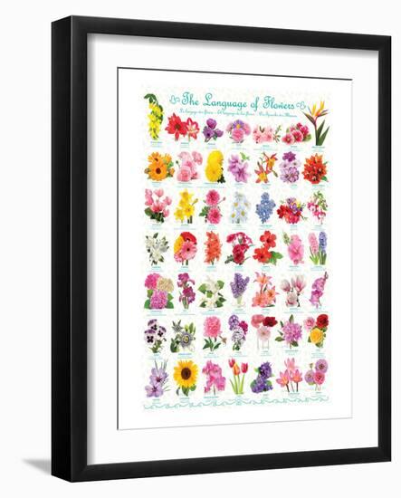 Language of Flowers-null-Framed Art Print