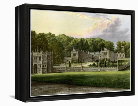 Lanhydrock, Cornwall, Home of Lord Robartes, C1880-Benjamin Fawcett-Framed Premier Image Canvas