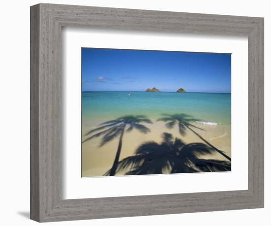 Lanikai Beach, Oahu, Hawaii, Hawaiian Islands, USA-null-Framed Photographic Print
