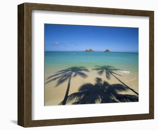 Lanikai Beach, Oahu, Hawaii, Hawaiian Islands, USA-null-Framed Photographic Print