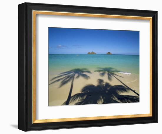 Lanikai Beach, Oahu, Hawaii, Hawaiian Islands, USA-null-Framed Photographic Print