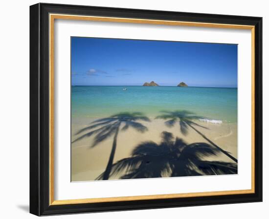 Lanikai Beach, Oahu, Hawaii, Hawaiian Islands, USA-null-Framed Photographic Print