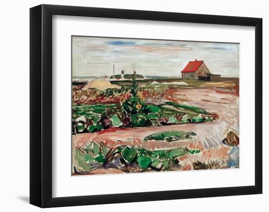 Lanscape near Travemunde, 1907-Edvard Munch-Framed Giclee Print