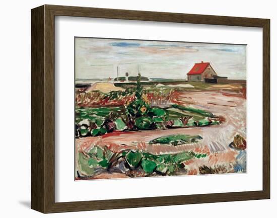 Lanscape near Travemunde, 1907-Edvard Munch-Framed Giclee Print