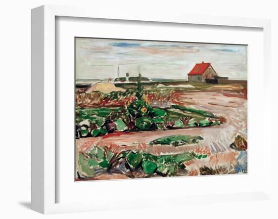 Lanscape near Travemunde, 1907-Edvard Munch-Framed Giclee Print