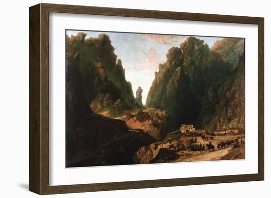 Lanscape with Smugglers-Eugenio Lucas Velázquez-Framed Giclee Print