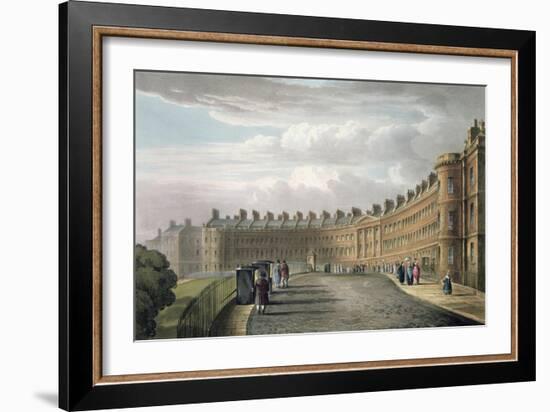 Lansdown Crescent, Bath, 1820-David Cox-Framed Giclee Print