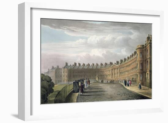 Lansdown Crescent, Bath, 1820-David Cox-Framed Giclee Print