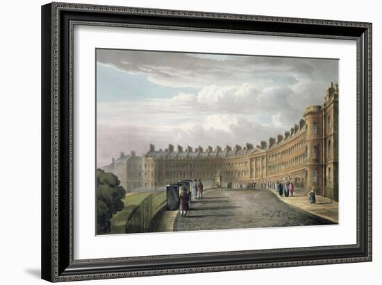 Lansdown Crescent, Bath, 1820-David Cox-Framed Giclee Print