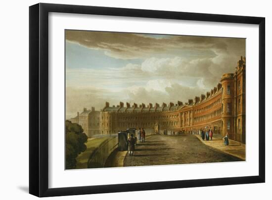 Lansdown Crescent, Bath, 1820-David Cox-Framed Giclee Print