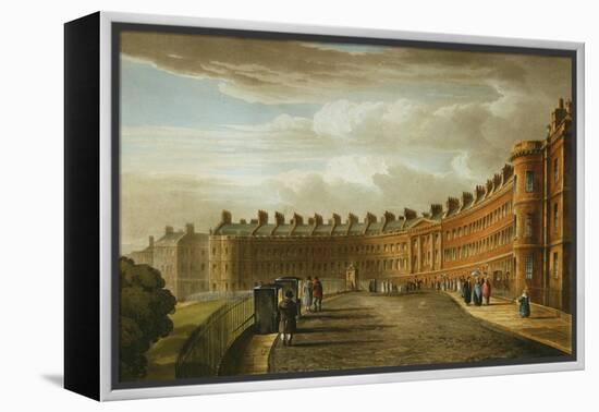 Lansdown Crescent, Bath, 1820-David Cox-Framed Premier Image Canvas