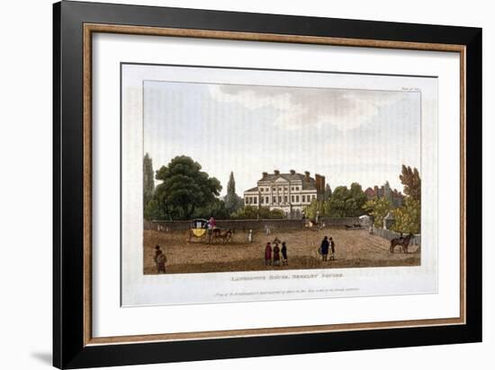 Lansdowne House in Berkeley Square, Mayfair, London, 1811-null-Framed Giclee Print