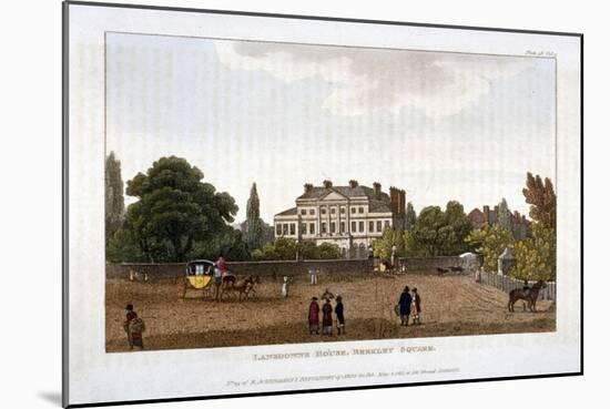 Lansdowne House in Berkeley Square, Mayfair, London, 1811-null-Mounted Giclee Print