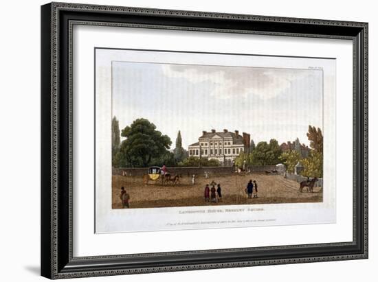 Lansdowne House in Berkeley Square, Mayfair, London, 1811-null-Framed Giclee Print