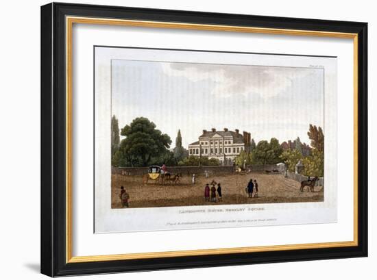Lansdowne House in Berkeley Square, Mayfair, London, 1811-null-Framed Giclee Print