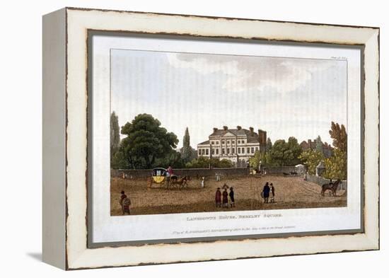 Lansdowne House in Berkeley Square, Mayfair, London, 1811-null-Framed Premier Image Canvas