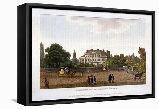 Lansdowne House in Berkeley Square, Mayfair, London, 1811-null-Framed Premier Image Canvas