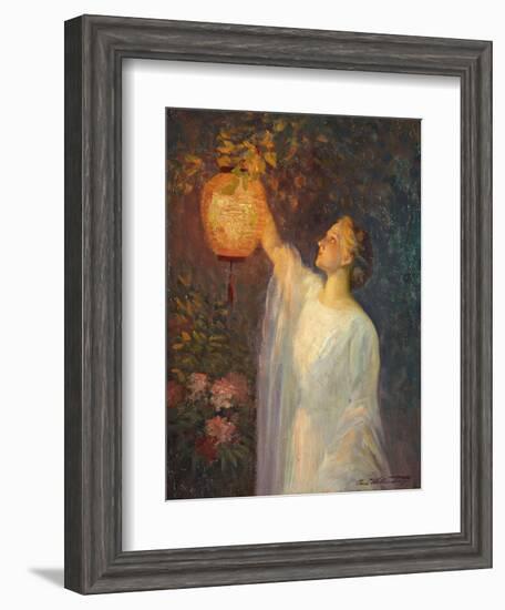 Lantern Glow-Charles E. Waltensperger-Framed Giclee Print