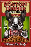 Boston Terrier - Retro Baked Beans Ad-Lantern Press-Art Print