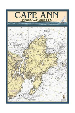 Nautical Chart Art Prints