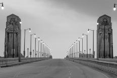 Cleveland, Ohio - Black and White Hope Memorial Bridge - Photography A-92972-Lantern Press-Photographic Print