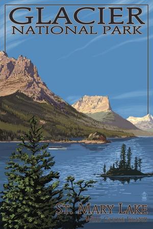 American Vintage Advertising Poster 'North Coast Limited' By Gustav W. Krollmann, 1929 - Vintage Posters By La Belle Epoque - Foto 13