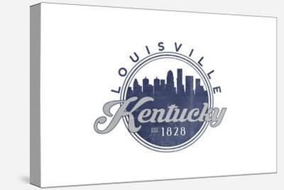 NAXART Studio 'SDF Louisville Luggage Tag I' Stretched Canvas Wall