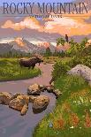 Don't Feed the Bears, Yellowstone National Park, Wyoming-Lantern Press-Art Print