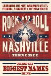 Nashville, Tennessee - Rock and Roll - Electric Guitar - Lantern Press Artwork-Lantern Press-Art Print