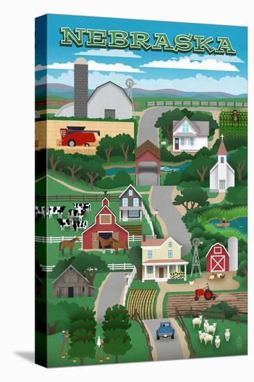 Stretched Canvas Print, , large