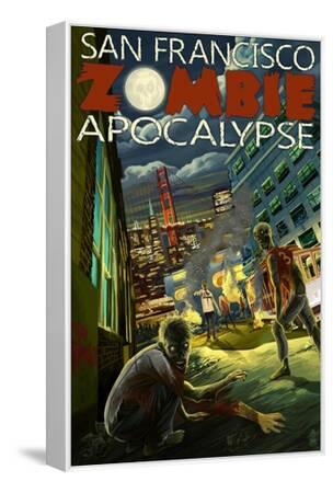 San Francisco Zombie Apocalypse' Art Print - Lantern Press