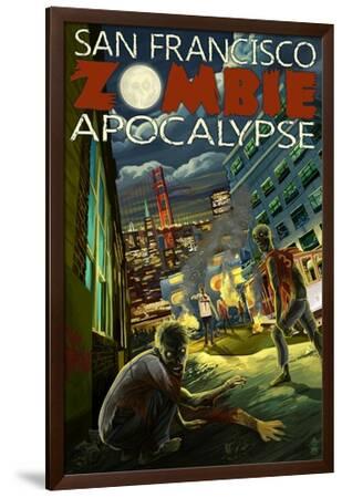 San Francisco Zombie Apocalypse' Art Print - Lantern Press