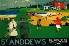 St. Andrews Vintage Poster - Europe-Lantern Press-Art Print